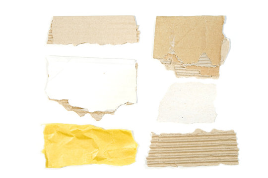 Different types of cardboard