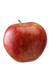 Red apple on isolated background