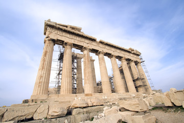 Obraz premium The Parthenon at the Acropolis in Athens, Greece. 