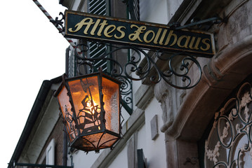 Fototapeta na wymiar Altes Zollhaus