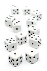 Dices in and out of focus