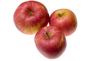 Fototapeta na wymiar object on white food fruit apple