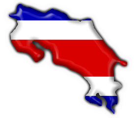 costa rica button flag map shape