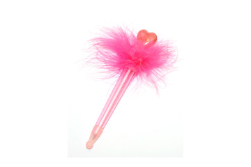 pink pen for writing romantic letters