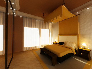 Camera da letto 3D