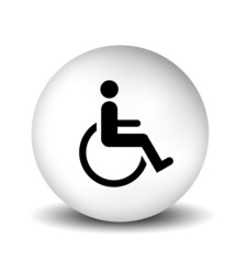 Handicap Symbol - white