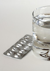 Blister Pack and Water