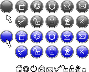 Set of web icons.
