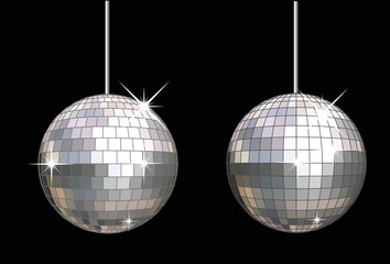 Vector disco-ball set