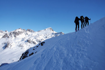 bousculade sur les crêtes