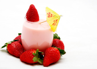 Erdbeermilch