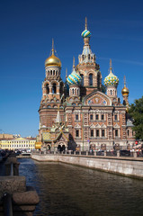 Fototapeta na wymiar katedra w Petersburgu