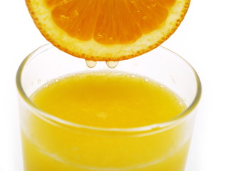 frisch gepresster orangensaft