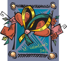 Vector Valentine card