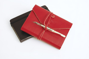 diary book red
