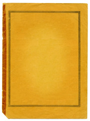 Old ripped paper with taped edge and frame design