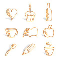 set from different icons