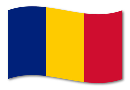 rum&auml;nien fahne schatten