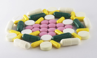 pharmacy, medication, pills Multicolour and  large size