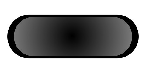 black rectangle aqua button isolated