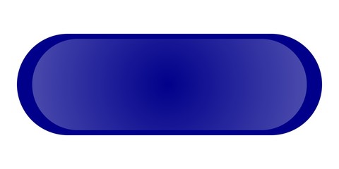 blue rectangle aqua button isolated