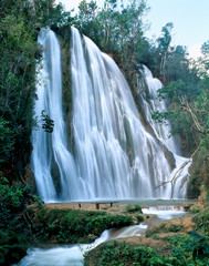 Jungle waterfall in Dominicana - 6115199