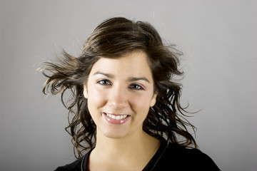 Fototapeta premium Portrait of a beautiful young and attractive woman