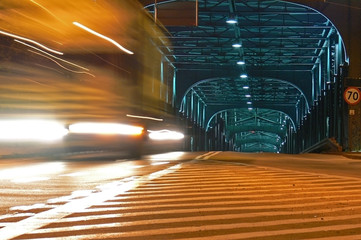 Bridge in night