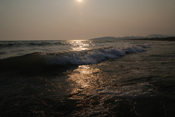 Obraz premium sunset on sea