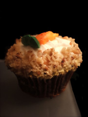 Carrot Cake Cupcake With Cream Cheese Frosting