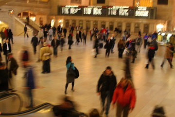 Woman in Grand Central Station