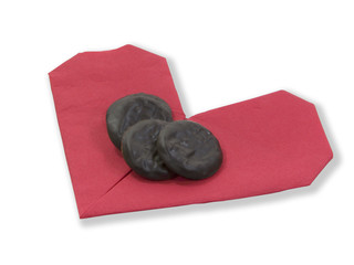 Origami di San Valentino con biscotti(Scontornato?