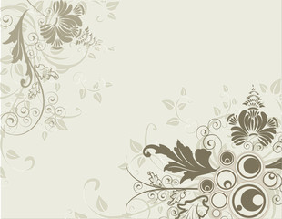 Abstract floral background