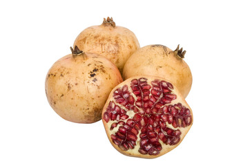 Pomegranate ( Punica granatum ) fruits