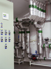 pipeline in the building, power and energy