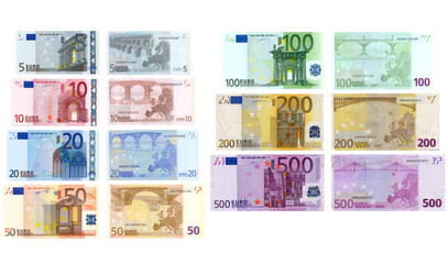 Euros: Money Wealth Success - obrazy, fototapety, plakaty