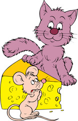 cheese, cat and mouse 