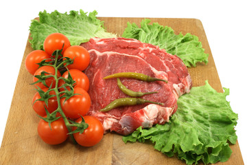 meat and vegetables