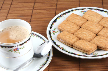 tea with cookies