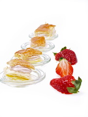 mille feulle mit erdbeer creme