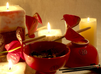 Traditional spa ambient