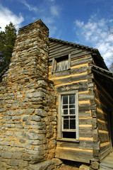 Historic Log Cabin in Cades Cove, TN