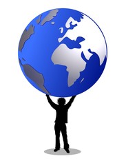 die ganze welt in händen