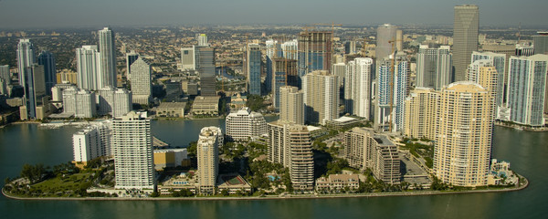 Apartment buildings in Miami