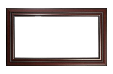 Panoramic wooden frame