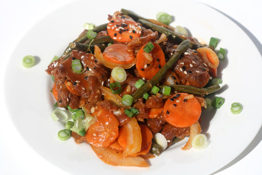 Chinese Food - Spicy Beef and Vegetables