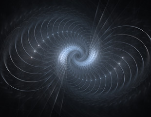 Abstract Metal Spiral