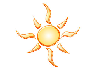 sole stilizzato