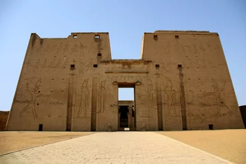 Foto auf Leinwand Egypte - Temple d'Edfu © Ben