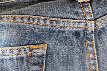 Fototapeta premium Coutures de jean